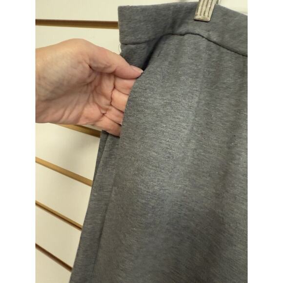Eileen Fisher Nwt Cozy Brushed Terry Pocketed Slouch Ankle Pants Ash Plus 3X - Picture 2 of 9